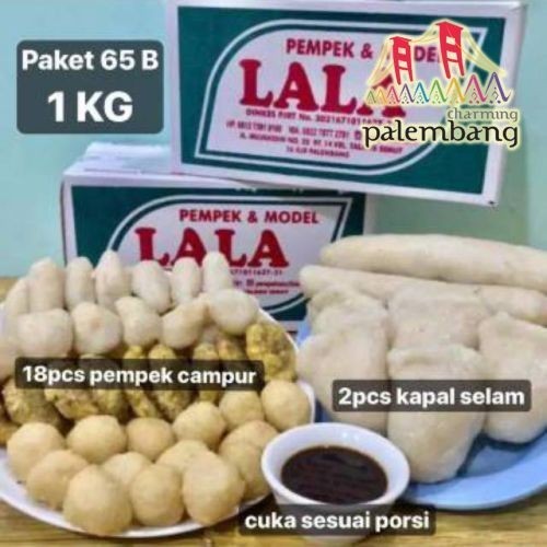 PEMPEK ASLI PALEMBANG PEMPEK LALA PAKET 65RB B [ PACKING VAKUM FROZEN