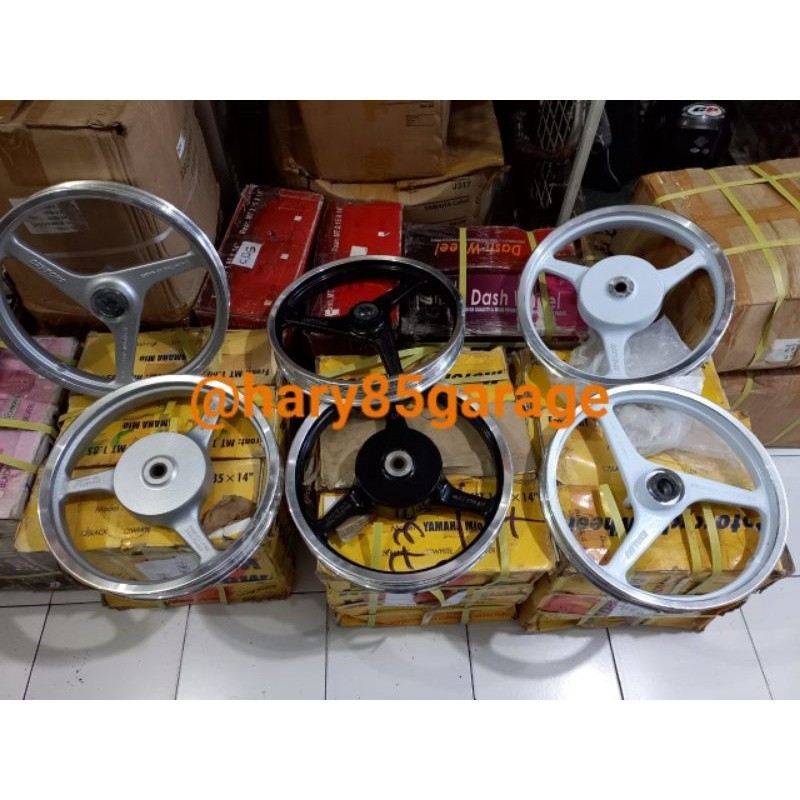 PROMO SUPER MURAH  VELG MOTOR PELEG RODA YAMAHA MIO DAYTONA 160/185-14 ORIGINAL