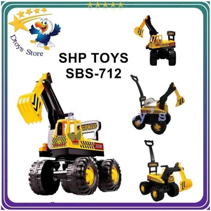 Mainan Mobil Truck Ride On Eskavator Beko SHP SBS-712