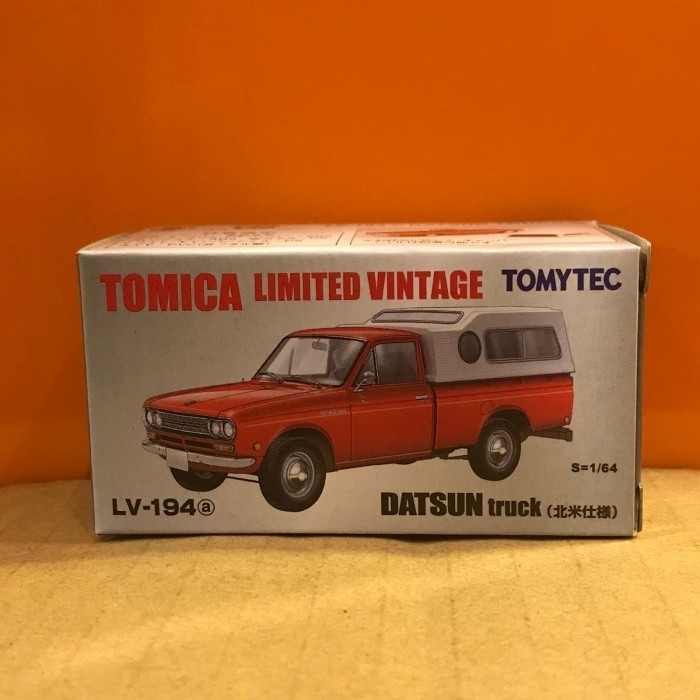 Tomica TLV LV-194A Datsun Truck North American Red