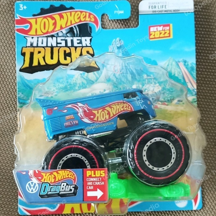 Monster Trucks VW DragBus Drag Bus chase truck