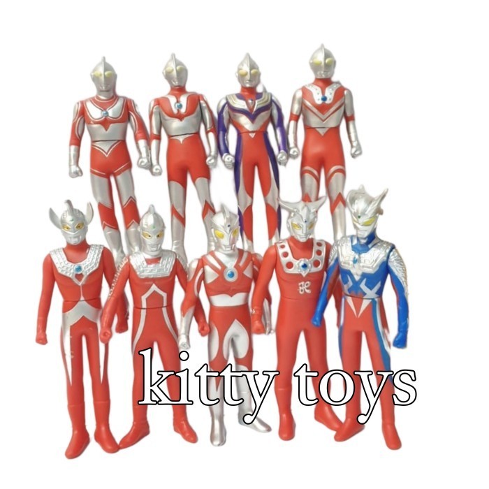 FIGURE SET ULTRAMAN 9 PCS MAINAN ULTRAMAN