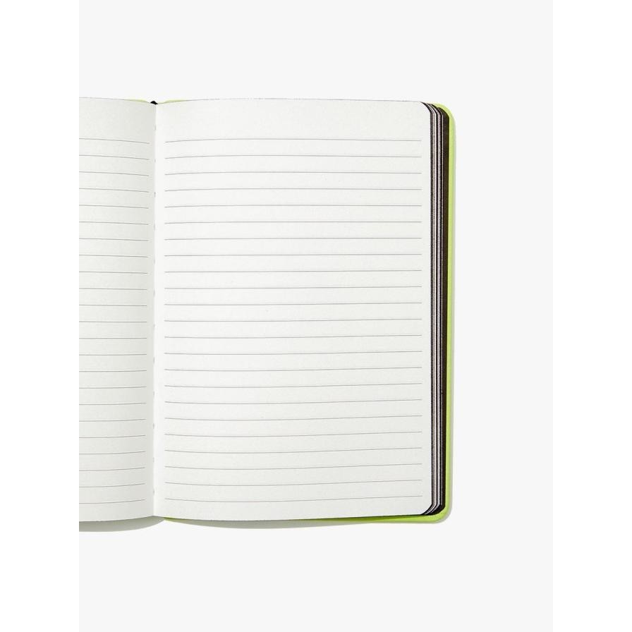 

NEW TERLARIS TYPO - NOTEBOOK & NOTEPAD - A5 BUFFALO JOURNAL RECYCLED MIX - LIME PACKING BAGUS