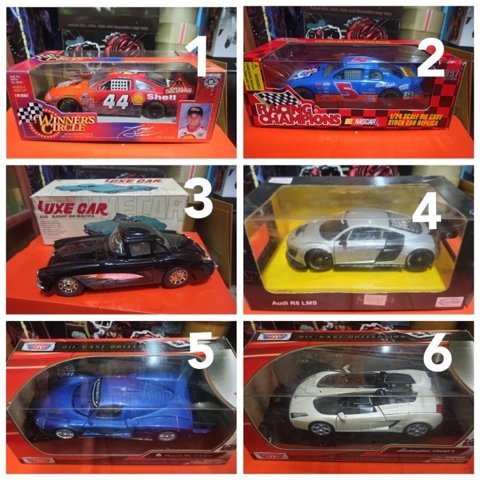 Nascar Diecast Mobil Diecast Balap 1:24