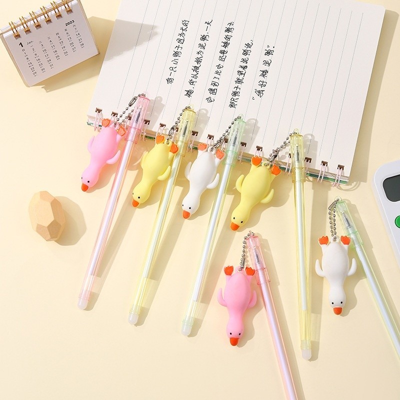 

NGZ Pulpen Lucu Aesthetic Gantungan Bebek Pulpen Gantungan Kartun Lucu Pen Gantungan Ayam Bolpoint Karakter Bebek Pena Gel Bolpen Unik Alat Tulis Kantor Gel Karakter
