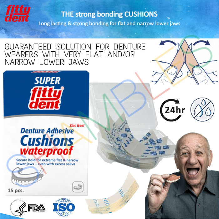 FITTYDENT CUSHION LEM GIGI PALSU
