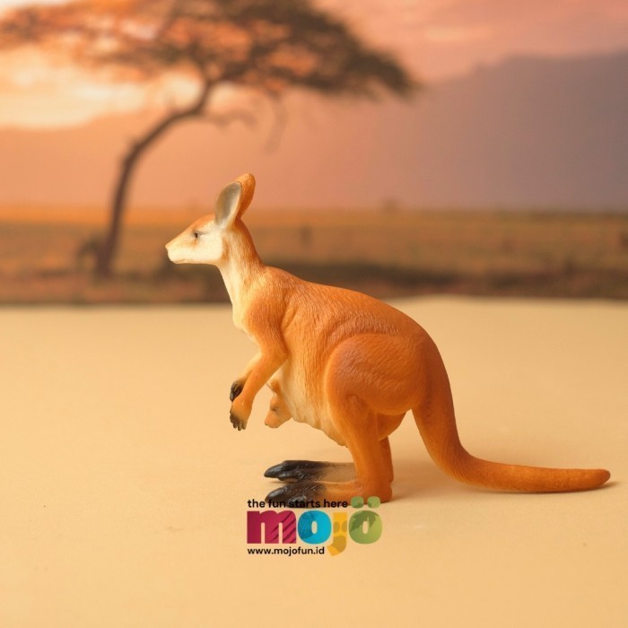 

MOJO FUN KANGAROO / KANGURU - WILDLIFE COLLECTION - MINIATUR HEWAN