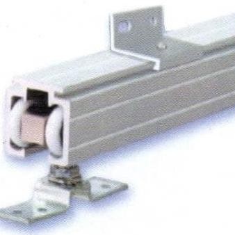 D6 Rel Pintu Gantung Aluminium Kayu Dekson 3 Meter Double Sliding