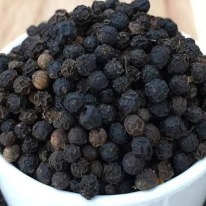 

BLACK PEPPER WHOLE -1 KG./ LADA HITAM UTUH - HALAL/ STOCK BANYAK TS