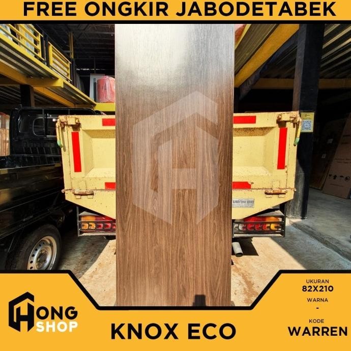 Pintu Geser / Sliding Knox Eco Series 82X210 Full Set Siap Pasang