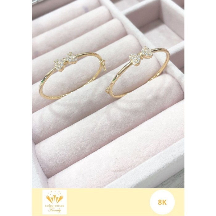 GELANG EMAS KADAR 375 (8K) ANAK DAN REMAJA BERAT 1 - 3 GRAM AN