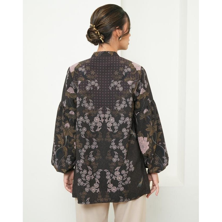 Geulis.Id Glara Blouse / Batik  Blouse / Atasan Batik (3 Warna) Top