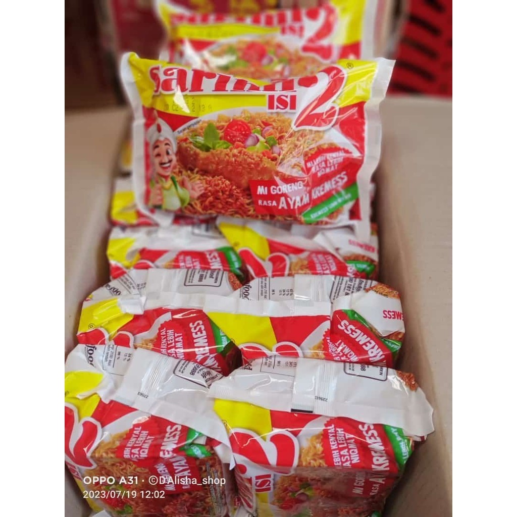 

Sarimi Goreng Rasa Ayam Kremes isi 2
