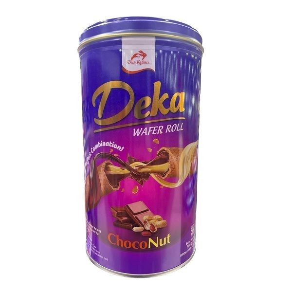 

DEKA WAFER ROLL CHOCO NUT TIN 300 GR