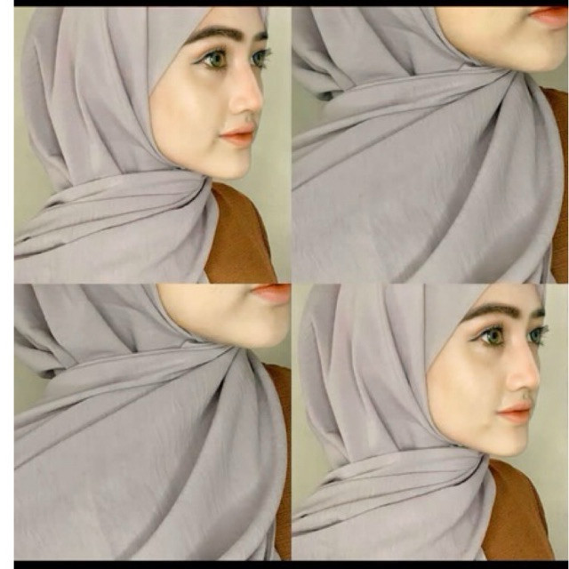 PREMIUM HIJAB JILBAB KERUDUNG PASHMINA AIR FLOW/PASHMINA CRINCLE