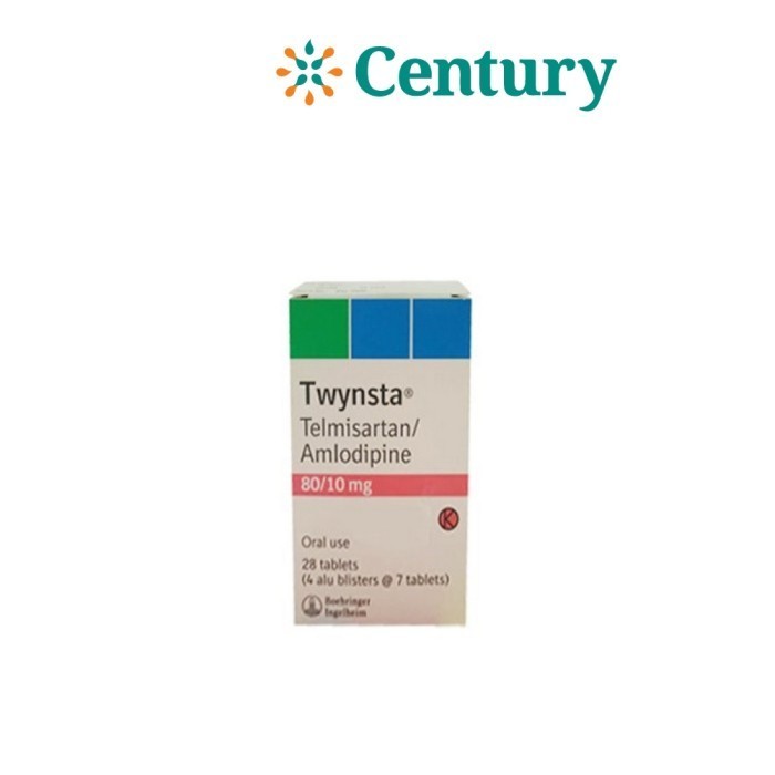 TWYNSTA 80/10 1 STRIP ISI 7 TAB / OBAT JANTUNG / HIPERTENSI