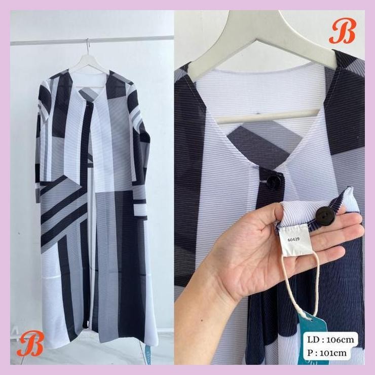 

| PGT | PRELOVED PAKAIAN WANITA SET BLOUSE OUTER DRESS - PLATINUM