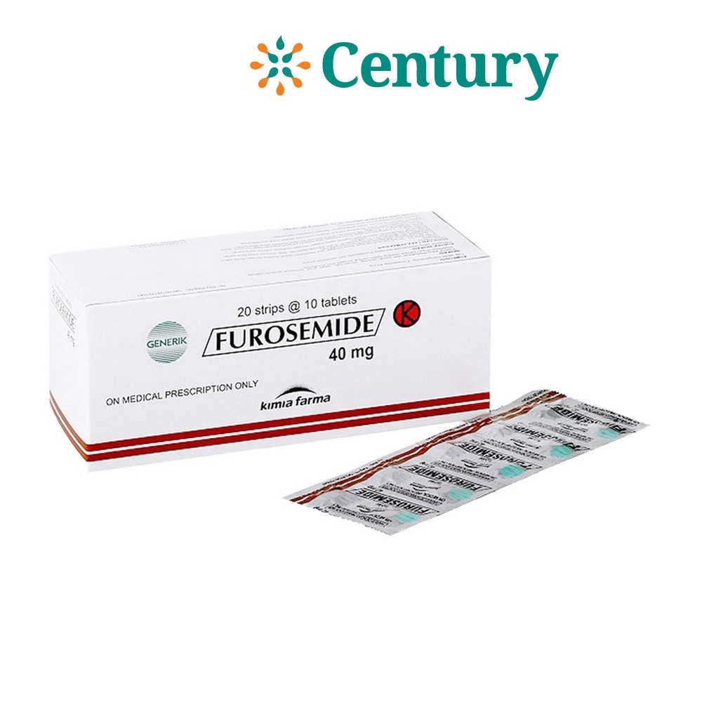 FUROSEMIDE 40MG 1 strip isi10 TABLET (GEN / KIMIA FARMA) / FUROSEMIDE / DIURETIK / HIPERTENSI / JANT