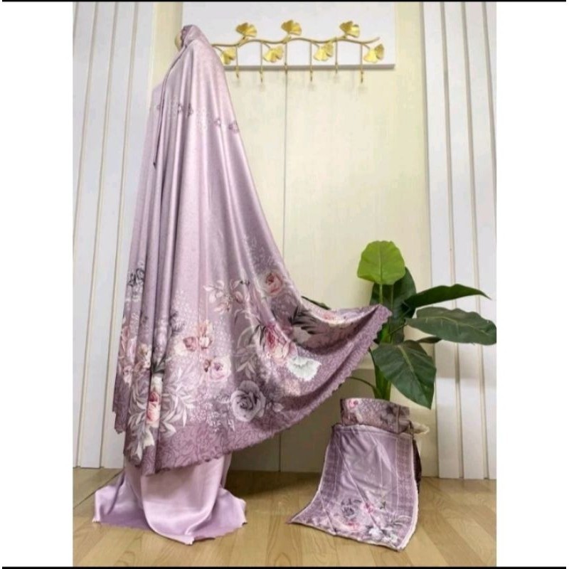 PREMIUM Mukena ayesha set free sajadah mini / mukena armany fanel premium