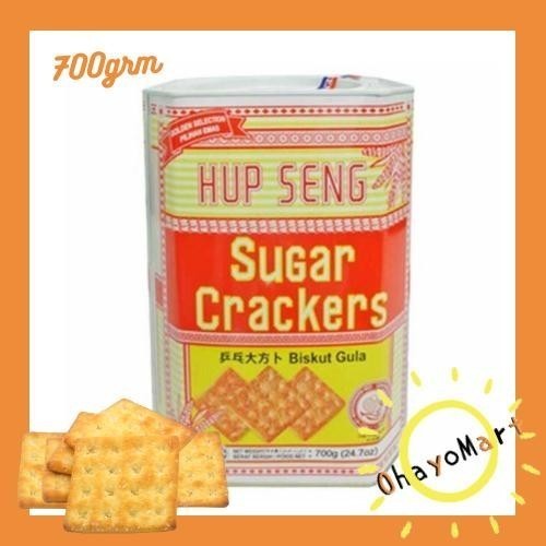 

Hup Seng Sugar Craers Kaleng / Biskuit Hupseng Gula Kaleng 700Grm