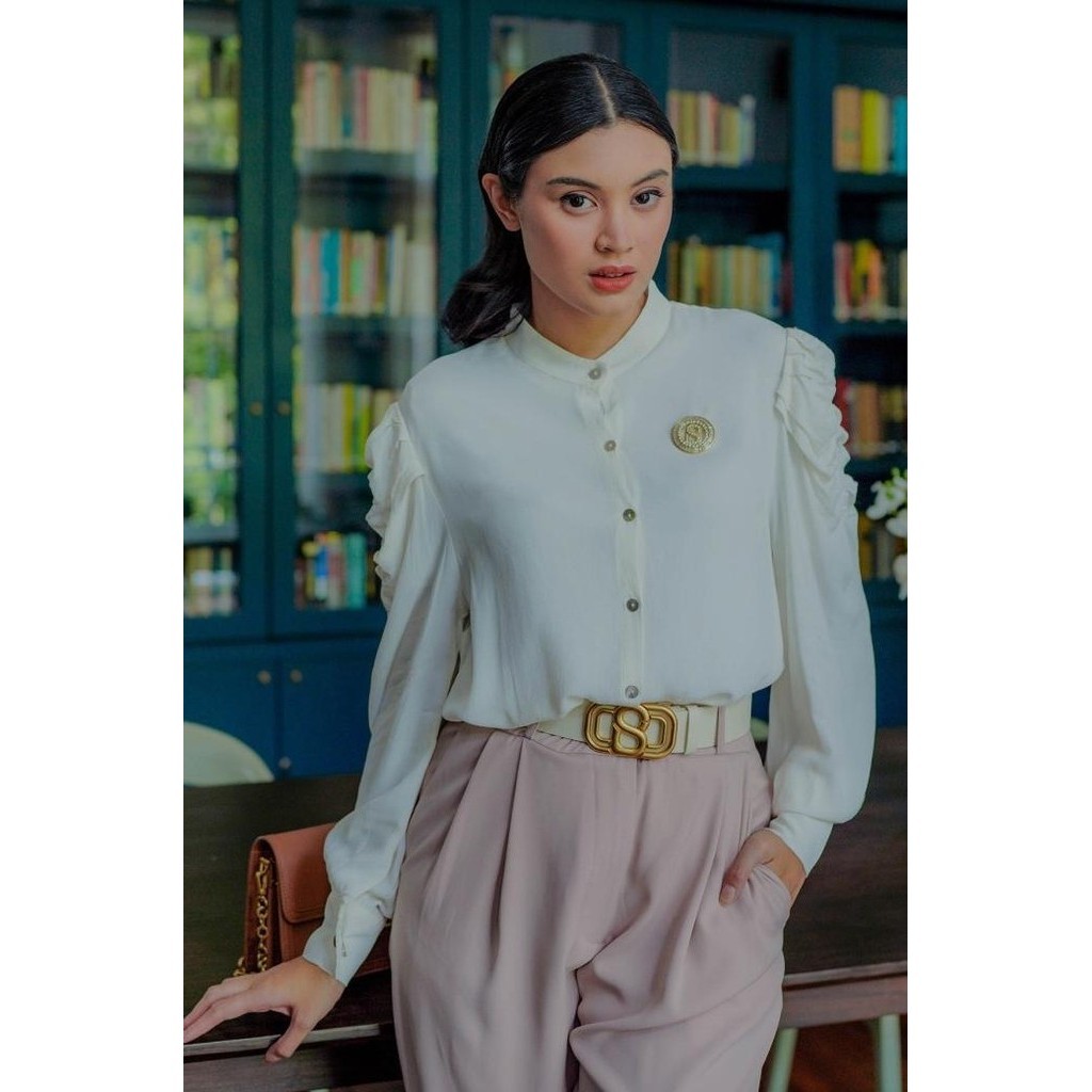 Benang Jarum - Zia Shirt - White