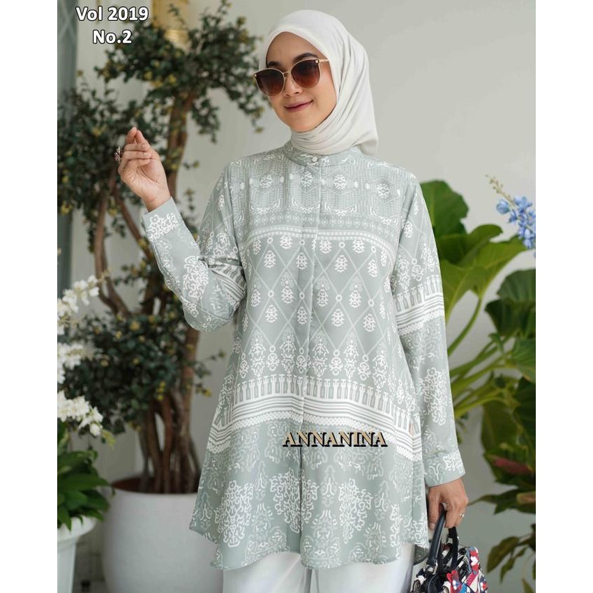 Nmr Kemeja Blouse Lr Vol 2019-2 (Sanghai)
