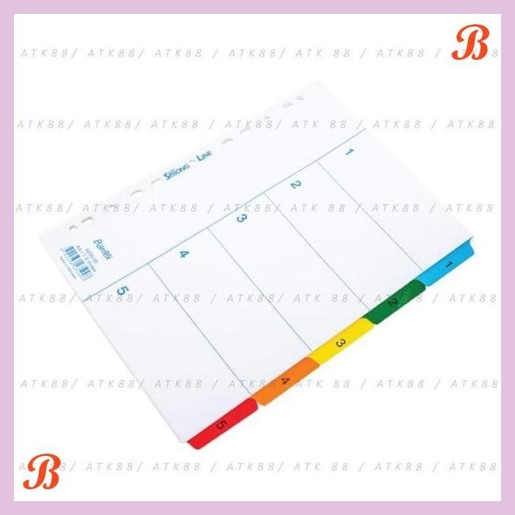 

| PGT | BANTEX STRONGLINE INDEXES A4 5 PAGES (1-5 INDEX) #6235