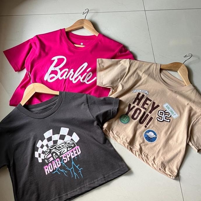 Crop Top Motif 3 / Crop Barbie / Crop Top Viral / Crop H*M