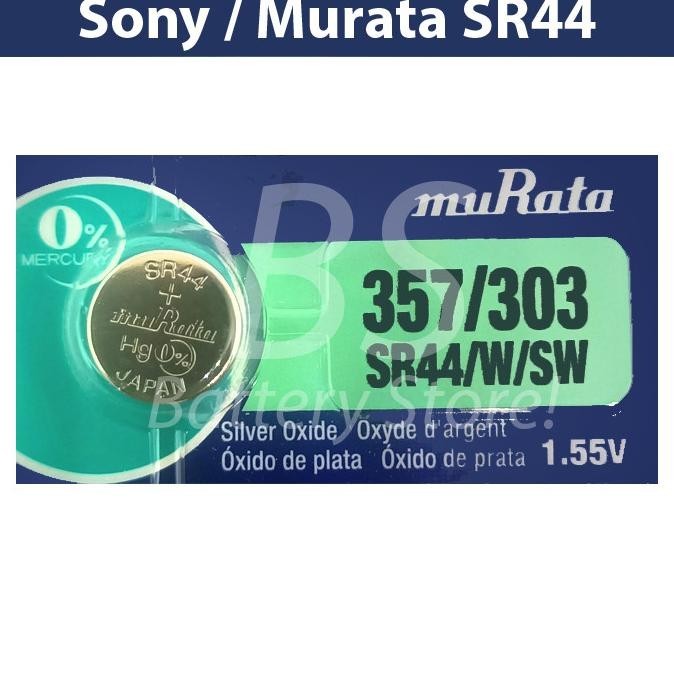 Kekinian Baterai Kancing Sony SR44 (SR 44) - Kalkulator - Jam 357 303 