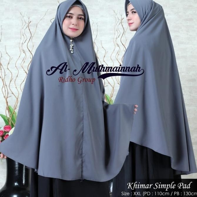 Hijab Jilbab Wolfis Wolpis Adem Xxl Pad Syari Jumbo Bs Buat Sholat