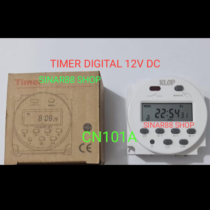 Timer/Dimer Digital DC/AC 12V 16A/12 volt 16 ampere timer/dimer Walet