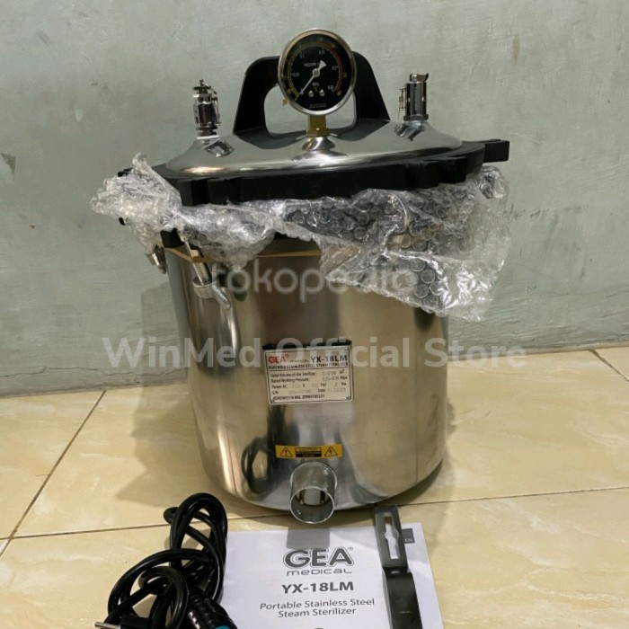 Autoclave Gea 18 Liter Non Timer Sterilisator Gea 18 Liter Non Timer