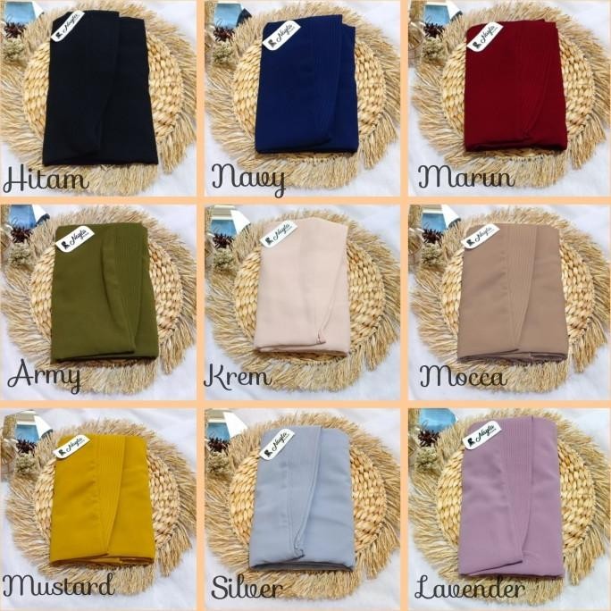 Jilbab Instant Ceruti Jumbo /Bergo Syari / Khimar Ceruti / Big Size