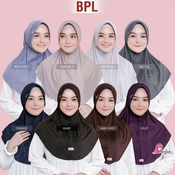 Kerudung Miulan Bpl L Jilbab Serut Dewasa