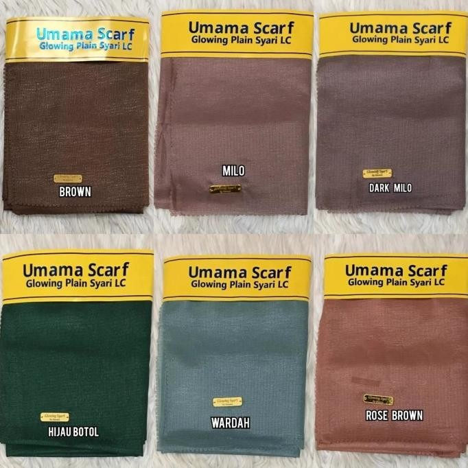 Jilbab Segi4 Glowing Lc Syari By Umama Scraf