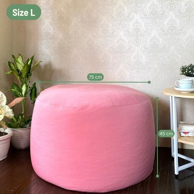 Bean Bag / Puffy Bean Bag / Bean Bag Plus Isi/Squishy Bean Bag - Wine Pratistadewita