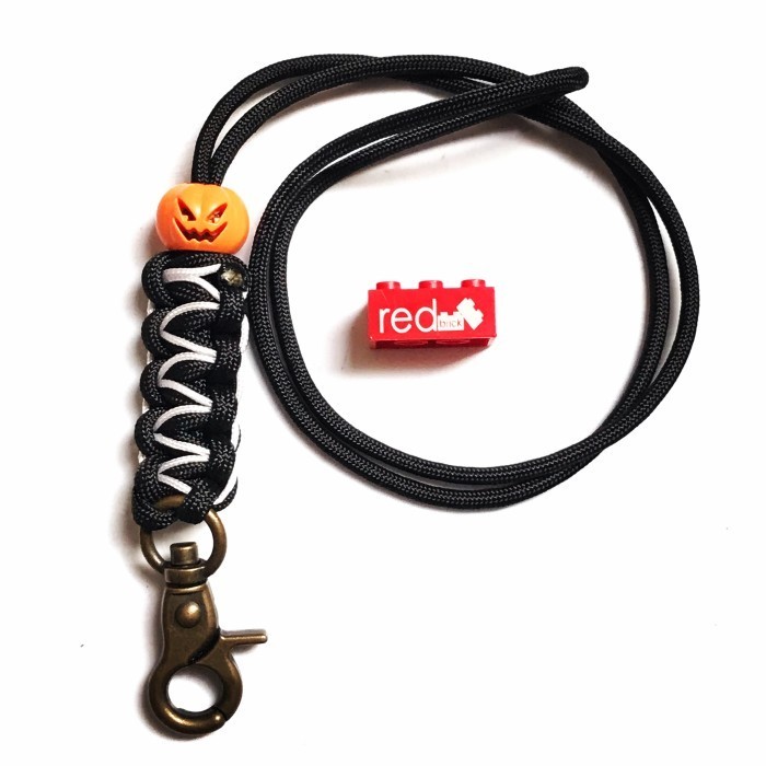 

TERMURAH - Tali Lanyard / Gantungan Name Tag LEGO Halloween Pumpkin