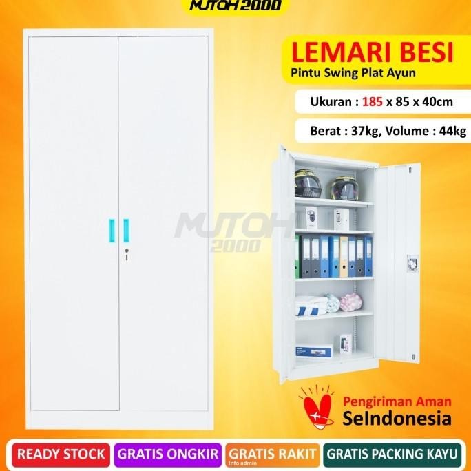 

Terlaris Big 185Cm Lemari Arsip Besi Filling Cabinet Pintu Swing Plat Ayun Original
