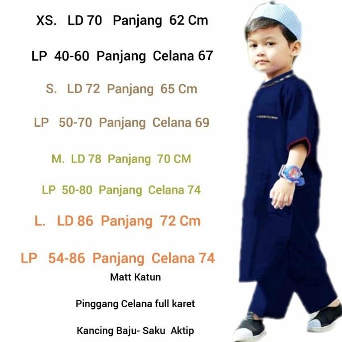 Baju Setelan Anak Laki Laki Koko Kecil Baju Muslim Anak Anak