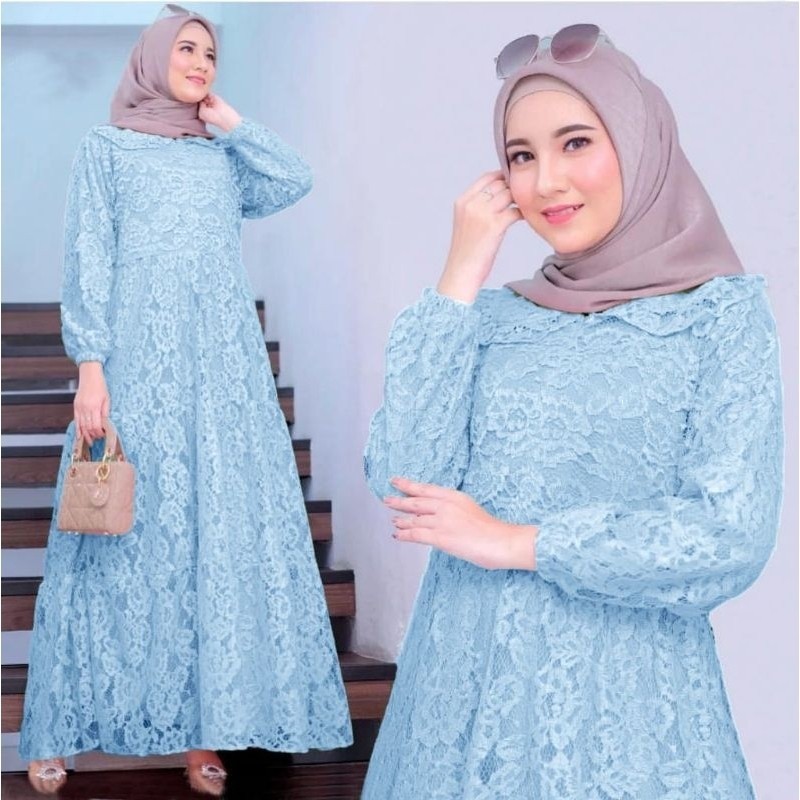 Baju Muslim Wanita Terbaru 2024 Games Dewasa Ghamis Maxidress Kaftan Jumbo Muslimah Murah Mewah Dres