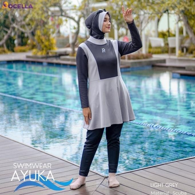 Rocella Ayuka Baju Renang Wanita Muslimah - Baju Diving Wanita