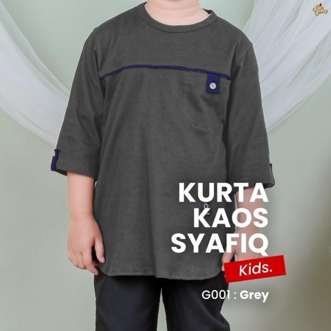 Baju Koko Anak Kurta Kaos Syafiq Anak Gamis Anak Kids Bahan Katun