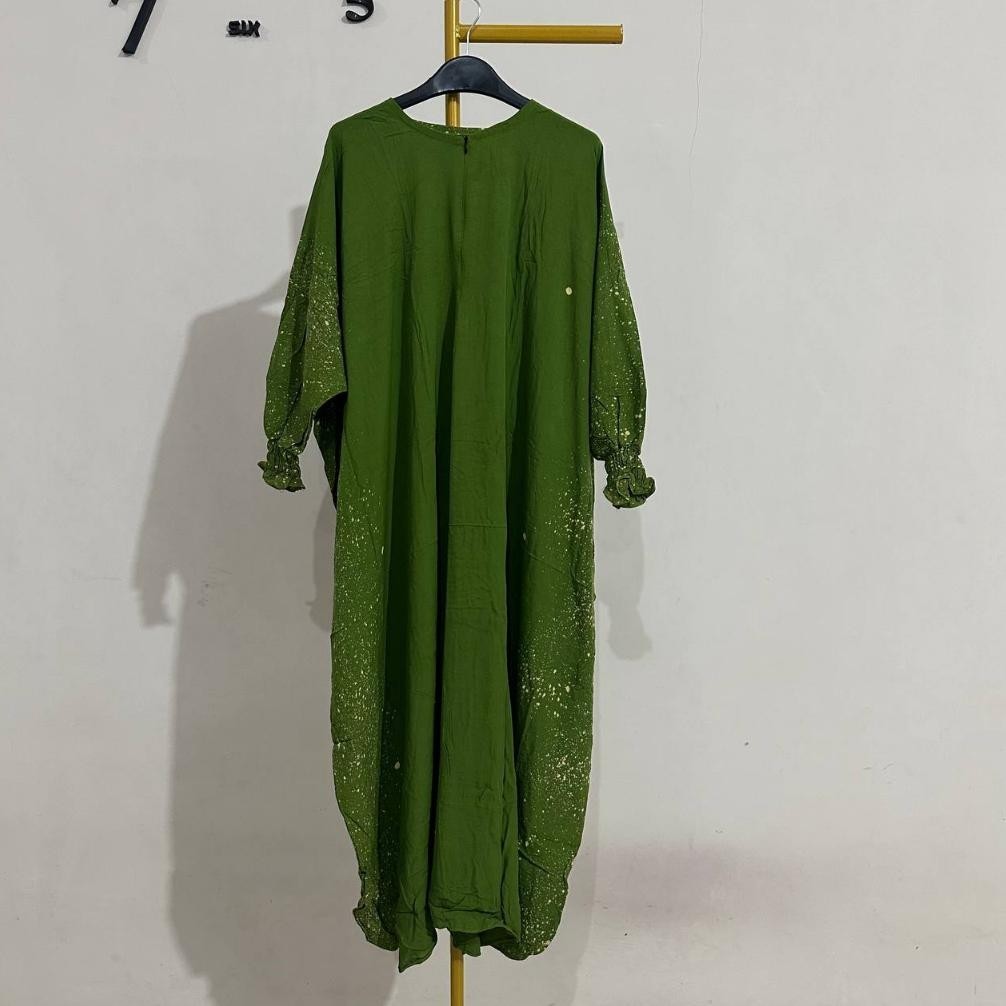 Promo Bilion Kaftan Maxy Dress Super Jumbo Ld 180 Daster Batik Busui Zipper Depan Gamis Rayon Batik 