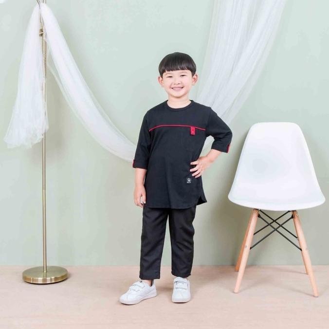 Koko Anak 4 Sd 14 Tanggung/Kaos Kurta 3/4 Baju Muslim Anak Syafiq Kids