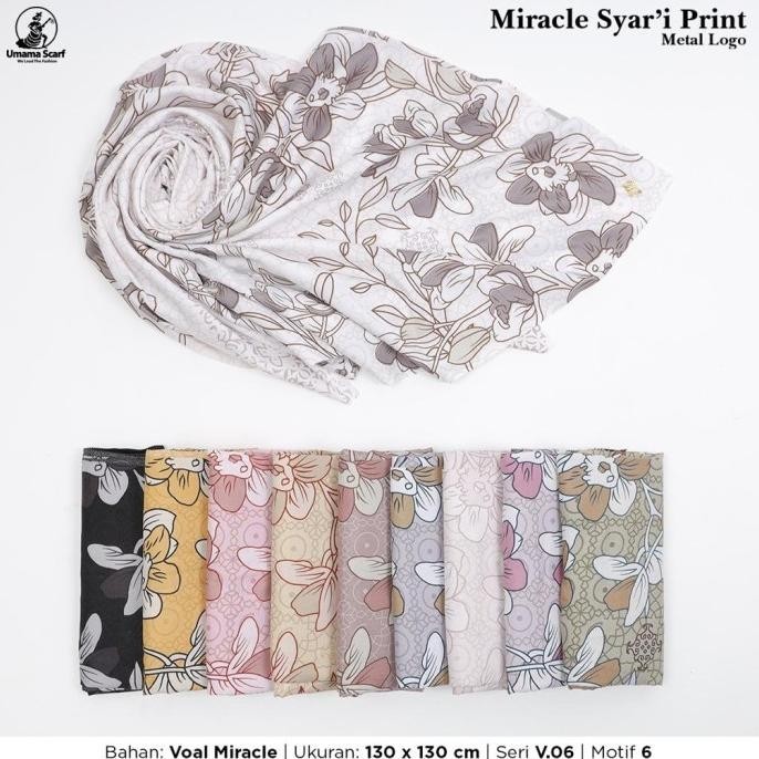 Segiempat Syari Motif. Jilbab Adeeva. Kerudung Jumbo. Hijab Segi4 Baru