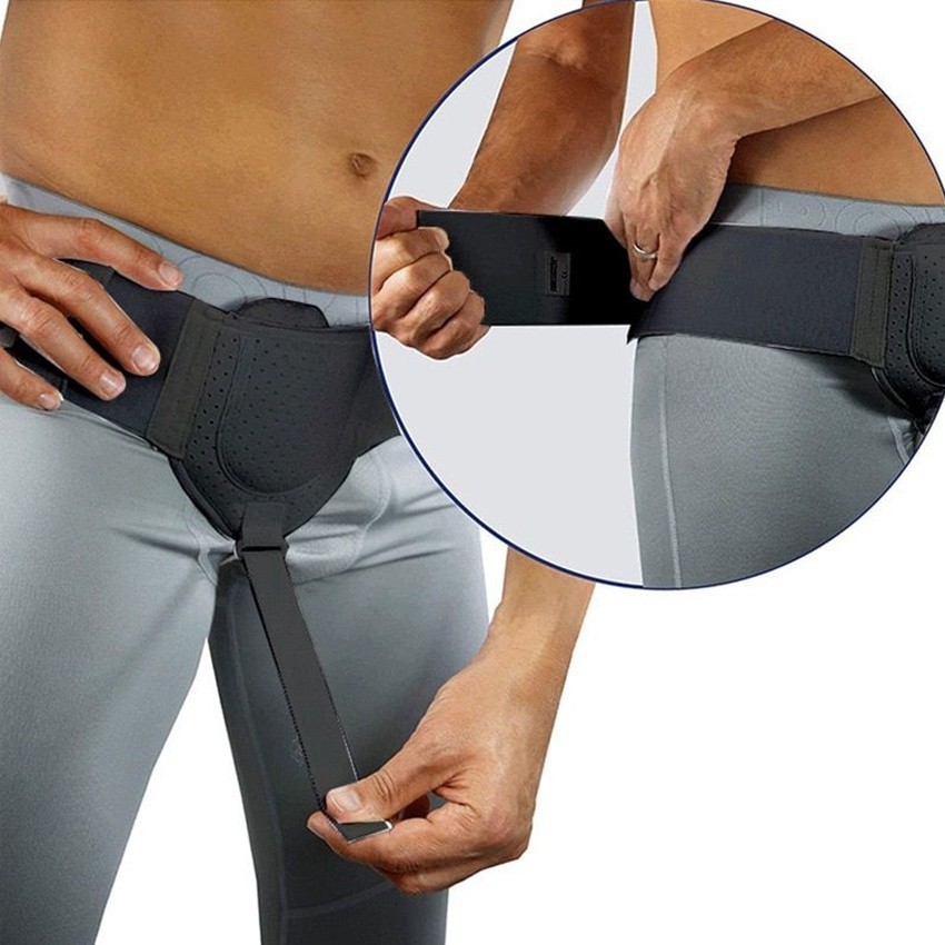 Sabuk Hernia Pria Dewasa Celana Hernia Belt breathable Sabuk Hernia Penyangga Hernia