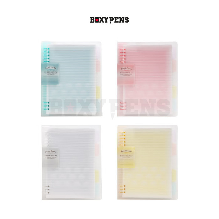 Kokuyo Pastel Cookie Notebook Binder 8 Ring