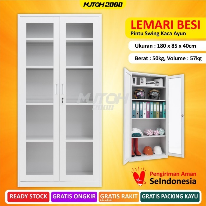 

Lemari Arsip Lemari Besi Filling Cabinet Pintu Swing Kaca Ayun Lg