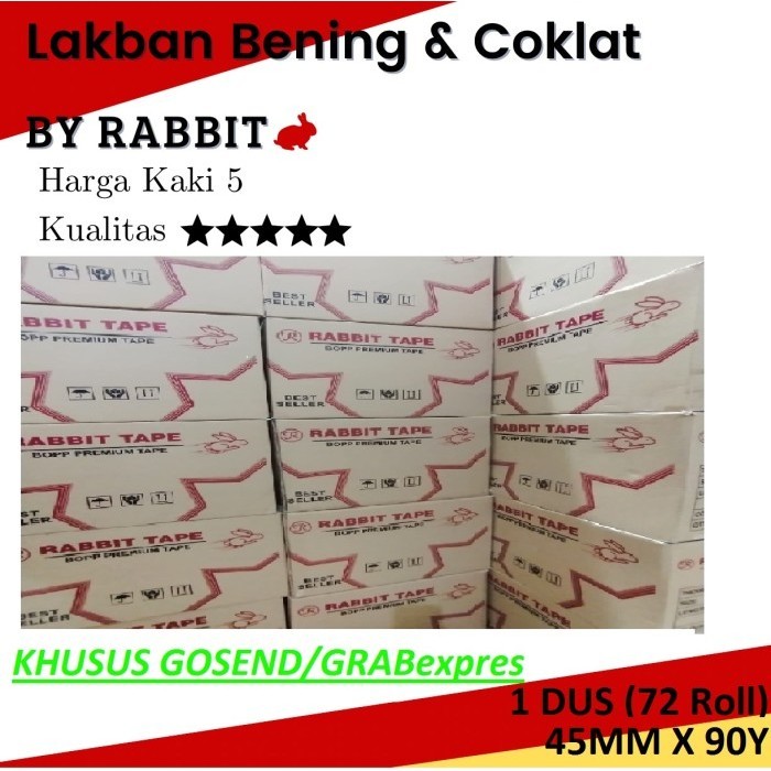 

Lakban 48Mm X 90Y Full Setara Daimaru(Harga Dus)