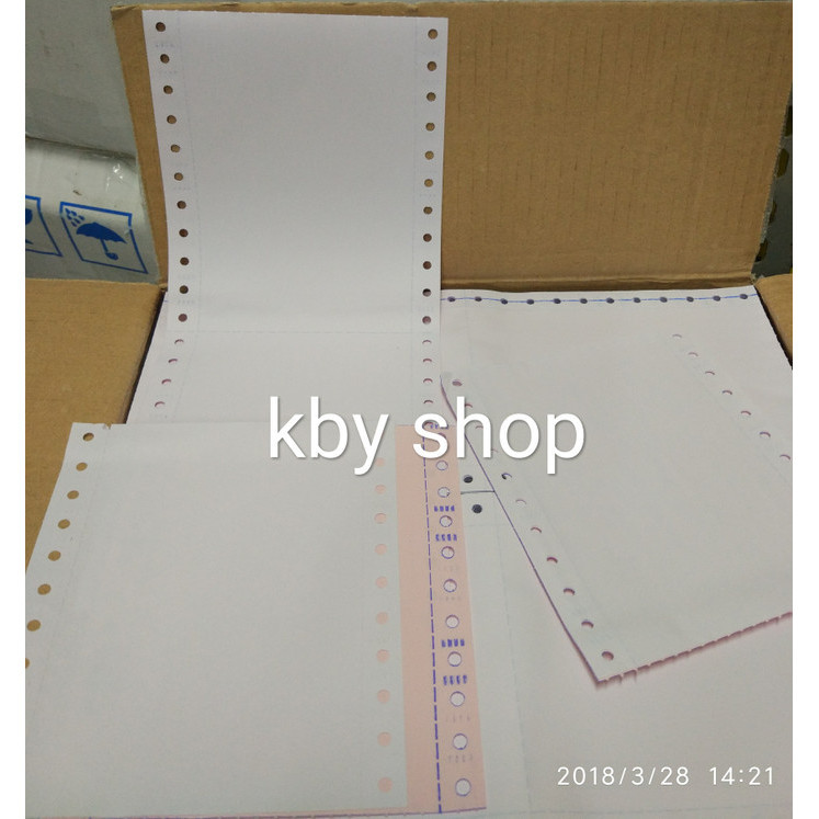 

Kertas Wartel Isi Full 2 Ply Cont Form 9 1/2 : 2 X 11 : 2 Resi Pos